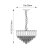 Lampa wisząca kryształowa chromowana 3-punktowa FARGO-14CH z serii FARGO - Endon Lighting