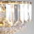 Lampa wisząca kryształowa złota 6-punktowa FARGO-18BP z serii FARGO - Endon Lighting