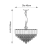 Lampa wisząca kryształowa złota 6-punktowa FARGO-18BP z serii FARGO - Endon Lighting