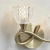 Kinkiet mosiężny dwupunktowy ze szklanymi kloszami BOYER-2WBAB-L z serii BOYER - Endon Lighting