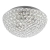 Plafon kryształowy okrągły chromowany 3-punktowy 60103 z serii Chryla - Endon Lighting