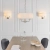 Lampa wisząca biała z tkaniny 3-punktowa 60129 z serii NIXON - Endon Lighting