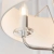 Lampa wisząca biała z tkaniny 3-punktowa 60129 z serii NIXON - Endon Lighting
