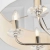 Lampa wisząca 6-punktowa biała z chromem 60179 z serii Nixon - Endon Lighting