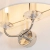 Kinkiet dwupunktowy biały z tkaniny 60180 z serii Nixon - Endon Lighting