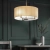 Lampa wisząca z białym abażurem i metalem 50cm 60241 z serii Daley - Endon Lighting
