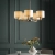 Lampa wisząca 5-punktowa biała z tkaniny i metalu 60257 z serii Daley - Endon Lighting