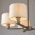Lampa wisząca 5-punktowa biała z tkaniny i metalu 60257 z serii Daley - Endon Lighting