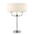 Lampa stołowa metalowa z białym abażurem 60804 z serii NIXON - Endon Lighting