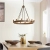 Lampa wisząca metalowa brązowa okrągła 12-punktowa 61026 z serii Chevalier - Endon Lighting