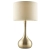 Lampa stołowa złota metalowa z beżowym abażurem 61191 z serii Piccadilly - Endon Lighting