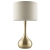 Lampa stołowa złota metalowa z beżowym abażurem 61191 z serii Piccadilly - Endon Lighting