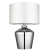Lampa stołowa chromowana z białym abażurem 61198 z serii Waldorf - Endon Lighting