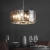 Lampa wisząca dymiona szklana 8-punktowa 50cm 61294 z serii Clooney - Endon Lighting