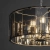 Lampa wisząca dymiona szklana 8-punktowa 50cm 61294 z serii Clooney - Endon Lighting