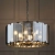 Lampa wisząca dymiona szklana 8-punktowa 50cm 61294 z serii Clooney - Endon Lighting