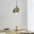 Lampa wisząca metalowa mosiężna 30cm 61299 z serii Brosnan - Endon Lighting