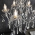 Żyrandol chromowany kryształowy 5-punktowy 61384 z serii Tabitha - Endon Lighting