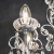 Żyrandol chromowany kryształowy 5-punktowy 61384 z serii Tabitha - Endon Lighting