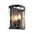Kinkiet metalowy czarno-mosiężny 1-punktowy 61499 z serii Heston - Endon Lighting