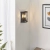Kinkiet metalowy czarno-mosiężny 1-punktowy 61499 z serii Heston - Endon Lighting