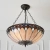 Lampa wisząca witrażowa wielokolorowa 639763 z serii Tiffany