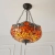 Lampa wisząca witrażowa wielokolorowa 640763 z serii Tiffany