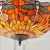 Lampa wisząca witrażowa wielokolorowa 640763 z serii Tiffany