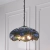 Lampa wisząca witrażowa wielokolorowa 640803 z serii Tiffany