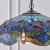 Lampa wisząca witrażowa wielokolorowa 640803 z serii Tiffany