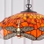 Lampa wisząca witrażowa wielokolorowa 640813 z serii Tiffany