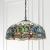 Lampa wisząca witrażowa wielokolorowa 661483 z serii Tiffany
