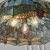 Lampa wisząca witrażowa wielokolorowa 661483 z serii Tiffany