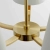 Lampa wisząca 5-punktowa złota z białymi abażurami 67734 z serii Harvey - Endon Lighting