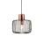 Lampa wisząca metalowa miedziana ażurowa 30cm 68986 z serii NICOLA - Endon Lighting