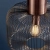 Lampa wisząca metalowa miedziana ażurowa 30cm 68986 z serii NICOLA - Endon Lighting
