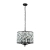 Lampa wisząca brązowa kryształowa 5-punktowa 69390 z serii Belle - Endon Lighting