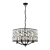 Lampa wisząca brązowa kryształowa 8-punktowa 62cm 69391 z serii Belle - Endon Lighting