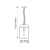 Lampa wisząca mosiężna szklana 1-punktowa 69454 z serii LAMBETH - Endon Lighting