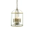 Lampa wisząca mosiężna szklana 4-punktowa 69455 z serii Lambeth - Endon Lighting
