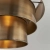 Lampa wisząca metalowa mosiężna 3-poziomowa 62cm 69783 z serii Morad - Endon Lighting