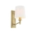 Kinkiet mosiężny z białym abażurem 70246 z serii Ortona - Endon Lighting