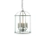 Lampa wisząca metalowa srebrna 4-punktowa 70324 z serii LAMBETH - Endon Lighting