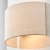 Kinkiet ścienny biały z tkaniny 31,5cm 70334 z serii Obi - Endon Lighting
