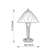 Lampa stołowa witrażowa Tiffany 7036740W z serii Interiors 1900