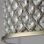 Plafon mosiężny okrągły z kryształami 3-punktowy 70558 z serii Hudson - Endon Lighting