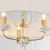 Lampa wisząca biała z tkaniny złota 3-punktowa 70560 z serii NIXON - Endon Lighting