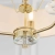Lampa wisząca biała z tkaniny złota 3-punktowa 70560 z serii NIXON - Endon Lighting