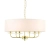 Lampa wisząca złota z białym abażurem 6-punktowa 70561 z serii NIXON - Endon Lighting