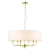 Lampa wisząca złota z białym abażurem 6-punktowa 70561 z serii NIXON - Endon Lighting